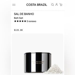 Costs Brazil - Bath Salts - New in sealed bag!